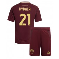 AS Roma Paulo Dybala #21 Hemmadräkt Barn 2024-25 Kortärmad (+ Korta byxor)